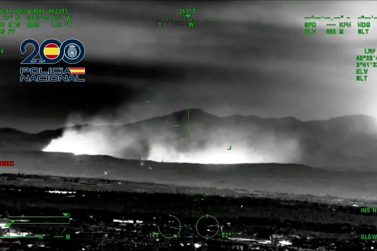 Las imágenes que la Policía "no quiere ver" desde su helicóptero