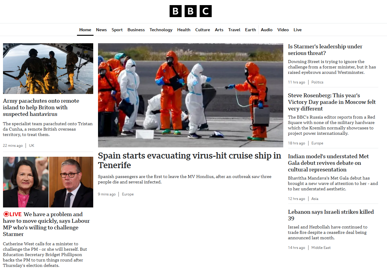 La televisi�n brit�nica sigue desde primera hora de la ma�ana el...
