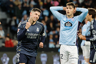 Fede Valverde logra la carambola del n�ufrago en Bala�dos y sostiene al Madrid en la Liga