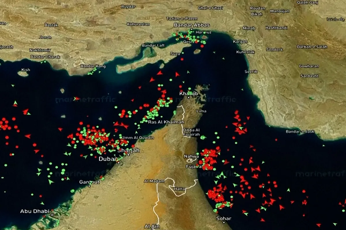 Esta es la actividad del estrecho de Ormuz actualmente