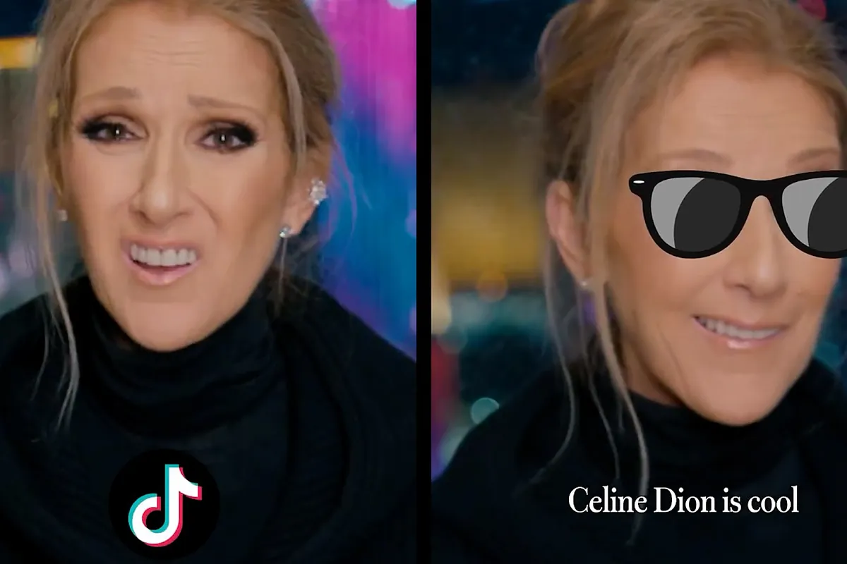Celine Dion se calza un chándal para estrenarse en TikTok: "¿Cuántos años tengo?"
