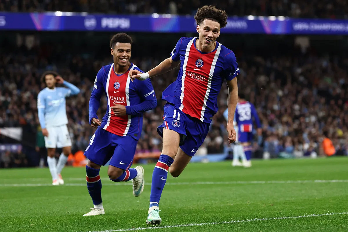 El PSG vence al Manchester City 2-4 en el Etihad