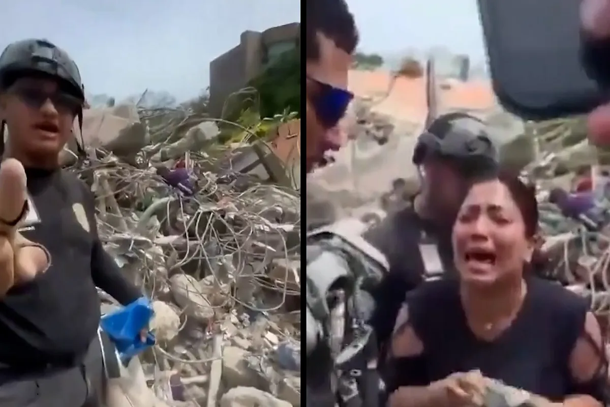 Policías venezolanos roban dinero de las víctimas entre los escombros de La Guaira "¡Suéltalo!"