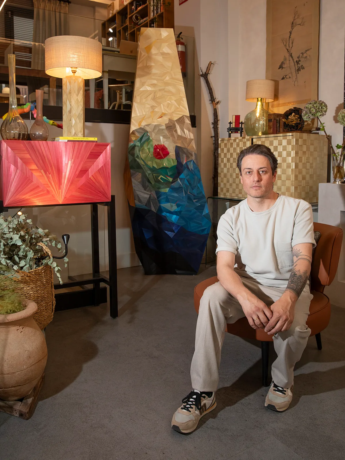 Rubén Fabuel, el artesano de la paja del centeno que ha conquistado a Almodóvar y a la Reina Letizia