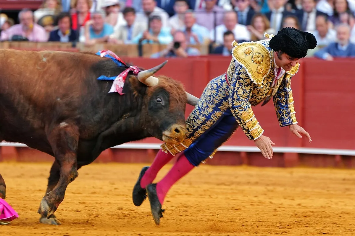 Morante de la Puebla, cogido de forma dramática al recibir al cuarto toro de capote en Sevilla