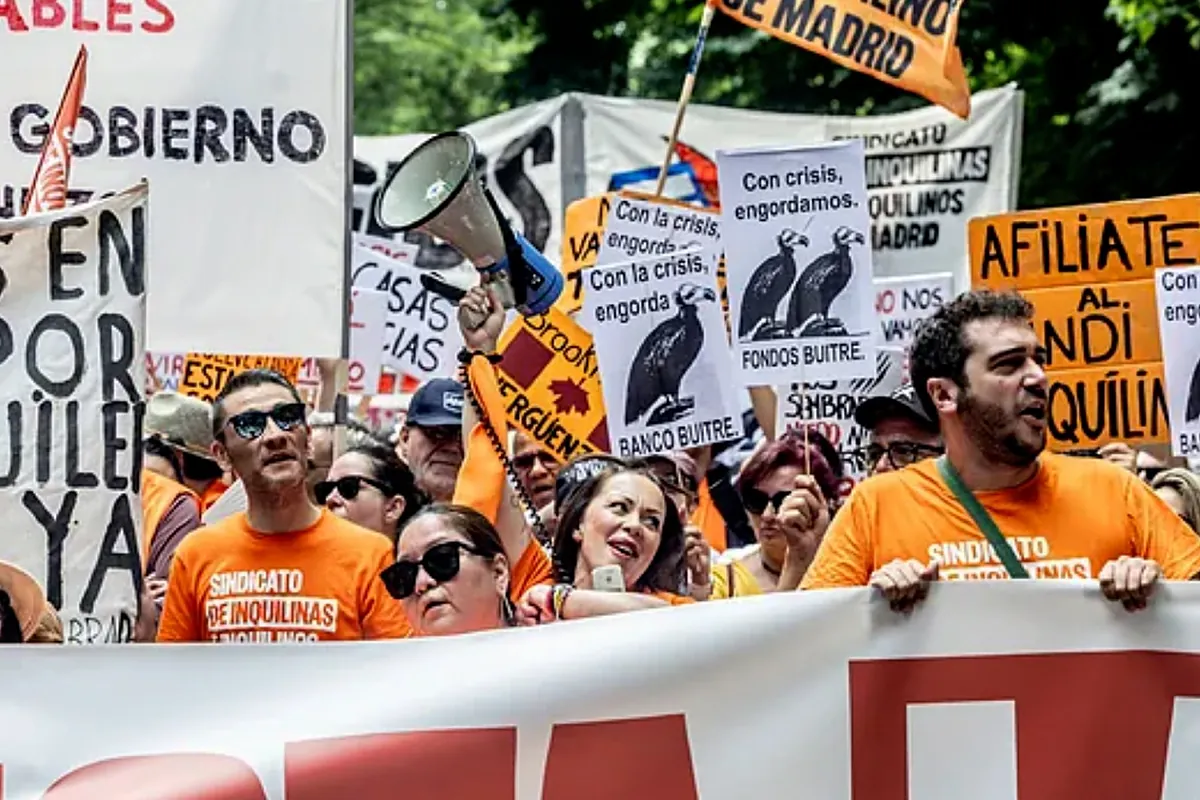 Miles de personas toman las calles de Madrid ante la crisis de la vivienda