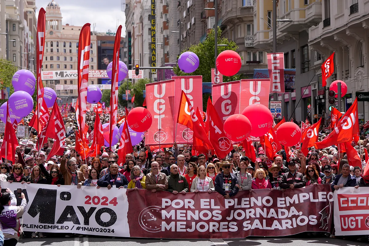 Manifestación del 1 de mayo en Madrid por el Día del Trabajador: horario, recorrido y cortes de tráfico