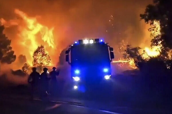 Incendio en Ávila