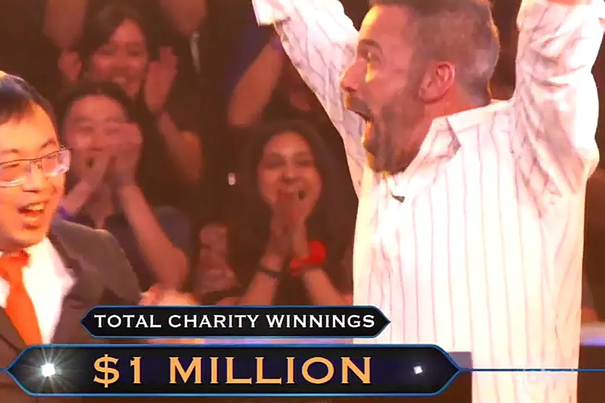 La increíble reacción de Ben Affleck al ganar un millón de dólares en el programa ¿Quién quiere ser millonario?