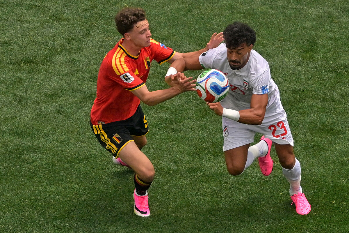 Incidencias del partido Bélgica vs Irán