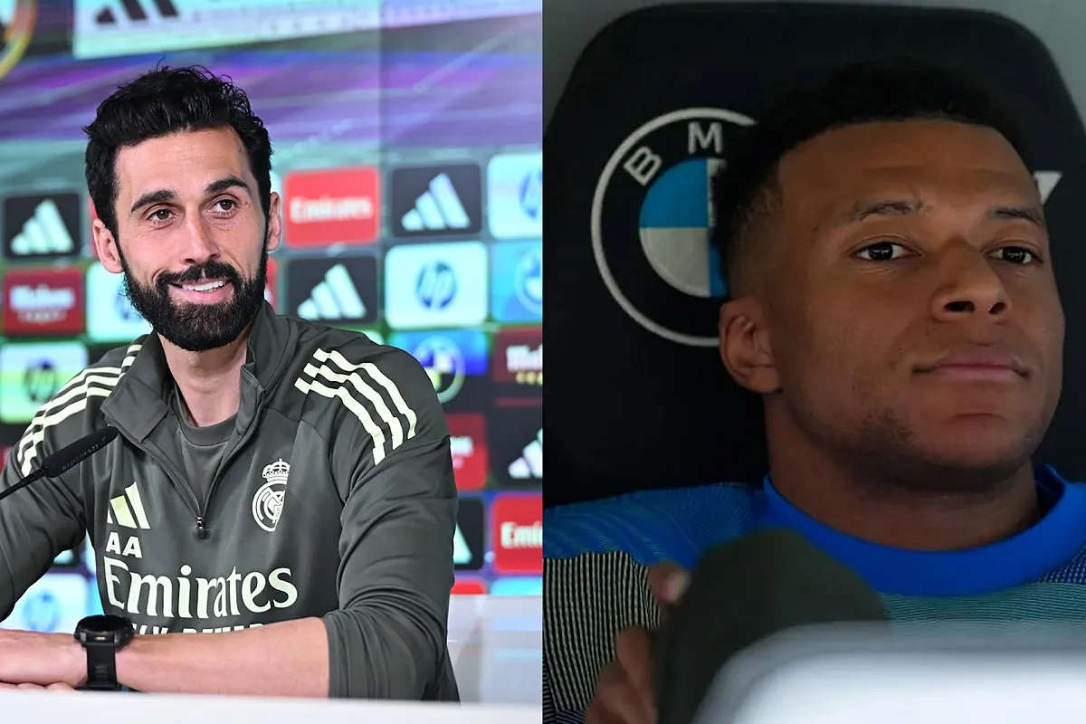 Arbeloa contesta a Mbappé: "Ya me gustaría tener cuatro delanteros, no me habrá entendido bien"