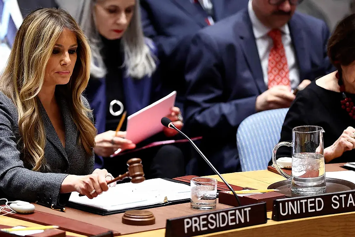 Insólito: Melania Trump preside el Consejo de Seguridad de la ONU
