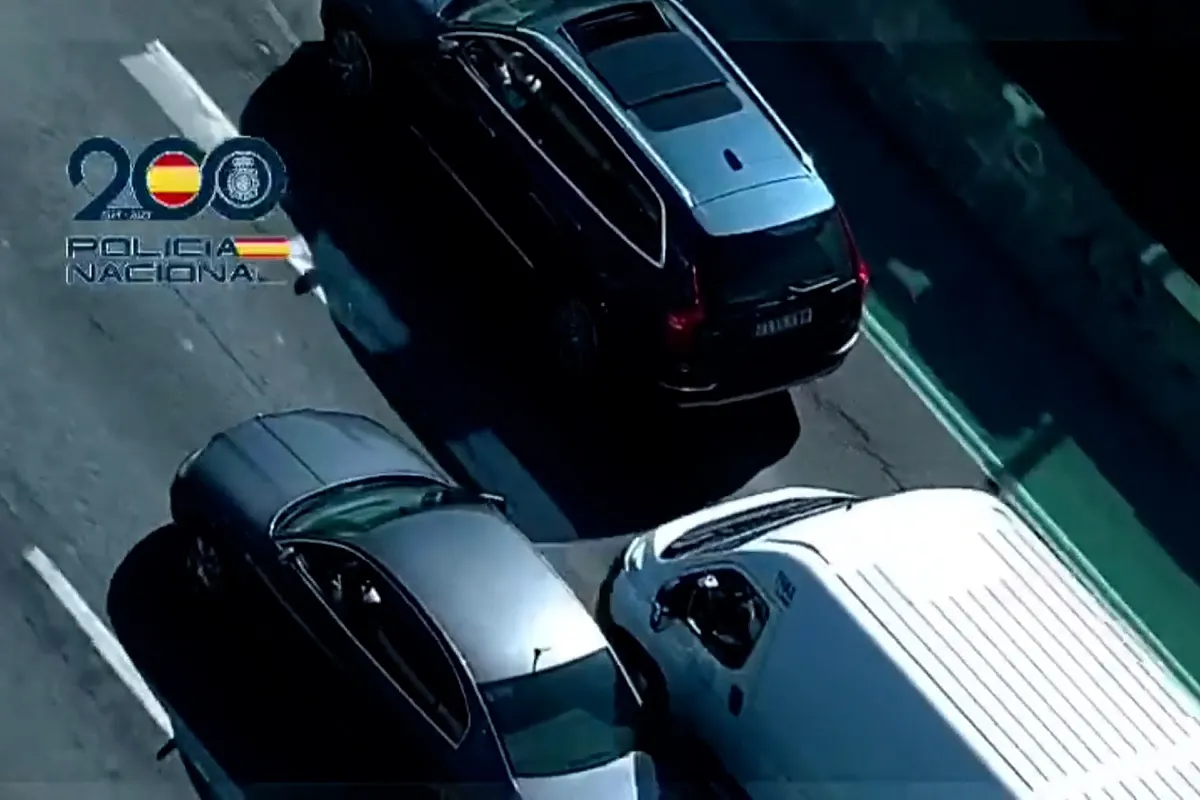 Persecución policial de película en Madrid