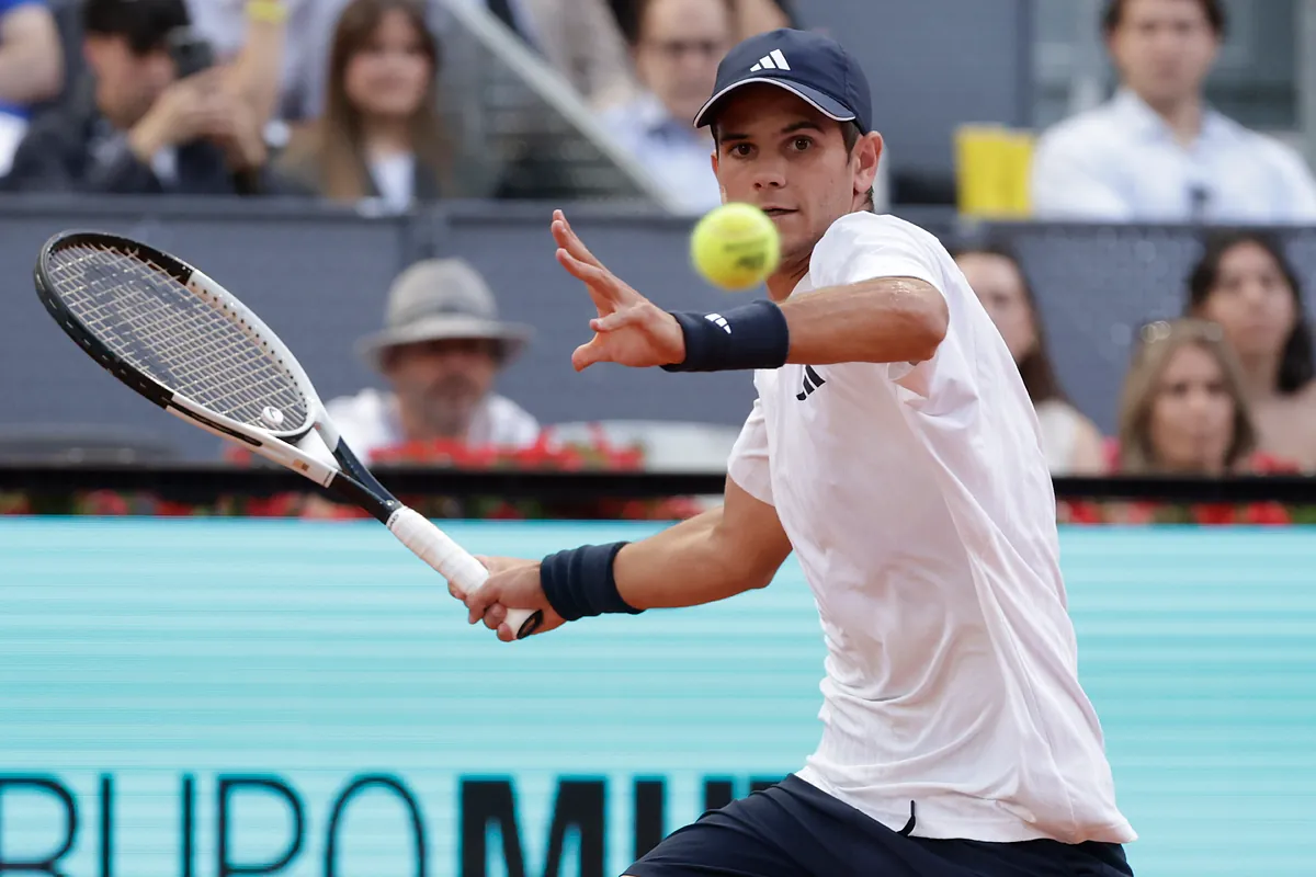 Rafa Jódar - De Miñaur: horario y dónde ver hoy por TV el Mutua Open de Madrid 2026
