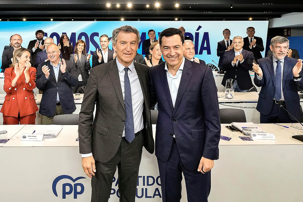 Feijóo abraza el  camino  de Moreno para llegar a Moncloa pero  promete  valores como pide Ayuso